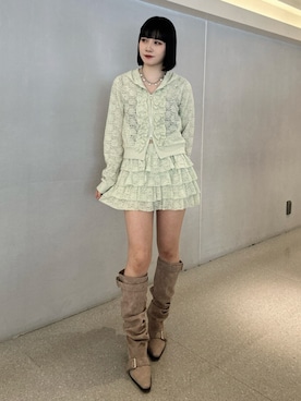 JURIさん（レディース・161cm）の春コーディネート