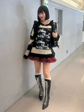 「甘辛mix」｜JURIさん（レディース・161cm）の秋コーディネート