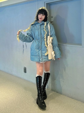 JURIさん（レディース・161cm）の冬コーディネート