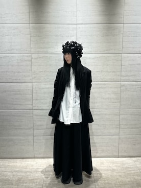 「フード」｜樹さん（レディース・157cm）の春コーディネート
