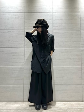 「arth（アース）のアイテム（帽子）」を使った、樹さん（レディース・157cm）の秋コーディネート