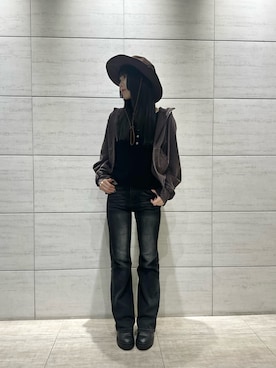 「Chapeau d' O（シャポードオー）のアイテム」を使った、樹さん（レディース・157cm）の春コーディネート