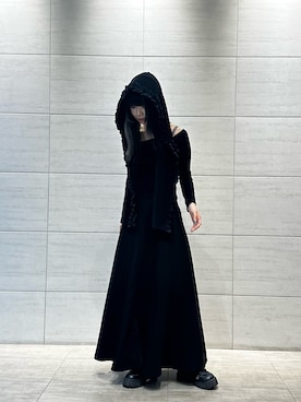 「アイテム（帽子）」を使った、樹さん（レディース・157cm・10代）の秋コーディネート