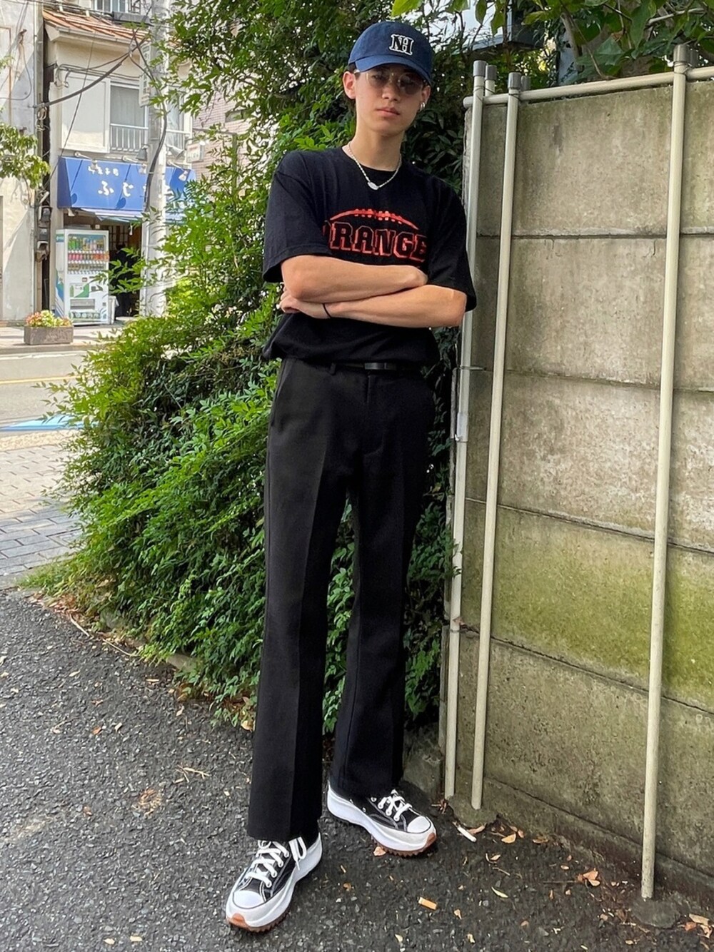 TAAKK 黒 フレアパンツ メンズ スラックス 22aw（TAAKK/ターク