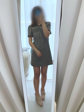 「ミニワンピ」｜Misaki🌷さん（レディース・157cm）の夏コーディネート