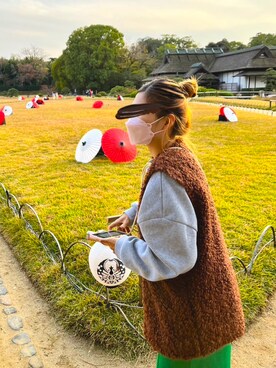 「おとなコーデ」｜「アイテム（スウェット）」を使った、m.さん（レディース・155cm）の秋コーディネート