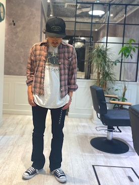 「MONKEY TIME（モンキータイム）のアイテム」を使った、TADASHI  さん（メンズ・164cm）の秋コーディネート