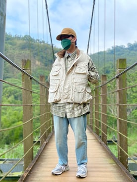 「F/CE. （エフシーイー）のアイテム（キャップ）」を使った、ptli0422さん（メンズ・170cm）の春コーディネート