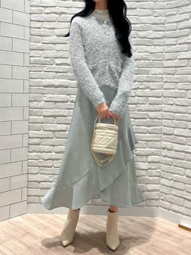 「MISCH MASCH（ミッシュマッシュ）のアイテム」を使った、阪急西宮ガーデンズ店さん（骨格ウェーブ・レディース・168cm）の冬コーディネート