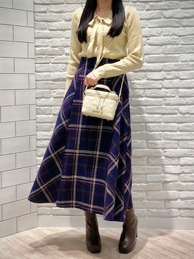 「ボウタイ」｜阪急西宮ガーデンズ店さん（レディース・160cm）の秋コーディネート