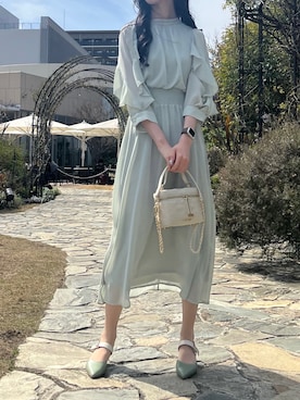 「MISCH MASCH（ミッシュマッシュ）のアイテム」を使った、阪急西宮ガーデンズ店さん（骨格ウェーブ・レディース・168cm）の春コーディネート