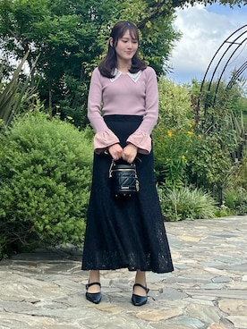 「MISCH MASCH（ミッシュマッシュ）のアイテム」を使った、阪急西宮ガーデンズ店さん（骨格ストレート・レディース・160cm）の秋コーディネート