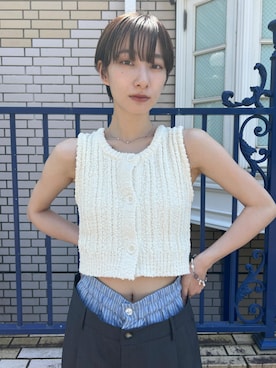 「GOLDY（ゴールディ）のアイテム」を使った、GOLDY_officialさん（レディース・153cm）の夏コーディネート