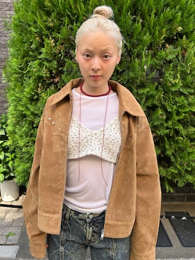 「アイテム（アクセサリー、レッド系）」を使った、GOLDY_officialさん（レディース・161cm）の秋コーディネート