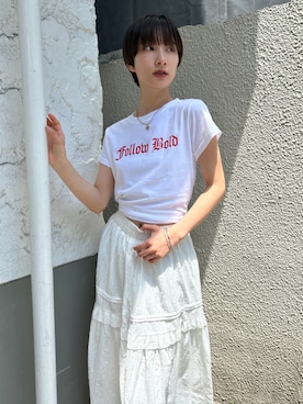 「GOLDY（ゴールディ）のアイテム」を使った、GOLDY_officialさん（レディース・153cm）の夏コーディネート