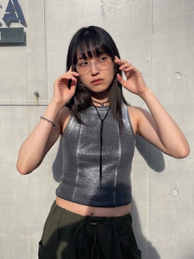 「GOLDY（ゴールディ）のアイテム（ブレスレット）」を使った、GOLDY_officialさん（レディース・163cm）の秋コーディネート