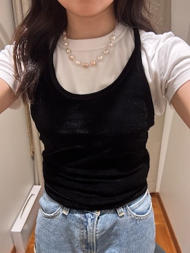 「アイテム（その他トップス）」を使った、みやこさん（レディース・151cm）の秋コーディネート