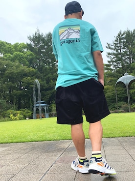 「INHERIT（インヘリット）のアイテム（パンツ）」を使った、ザッキローニさん（メンズ・172cm）の冬コーディネート