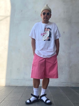 「MADE IN USA（メイドインユーエスエー）のアイテム」を使った、ザッキローニさん（メンズ・172cm）の冬コーディネート