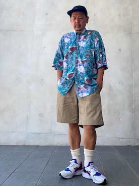 「ハラチ」｜ザッキローニさん（メンズ・172cm）の夏コーディネート