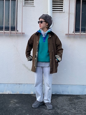 「BEAMS BOY（ビームスボーイ）のアイテム」を使った、mariさん（レディース・150cm）の冬コーディネート