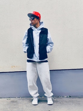 「アイテム（その他アウター）」を使った、03さん（メンズ・176cm）の秋コーディネート