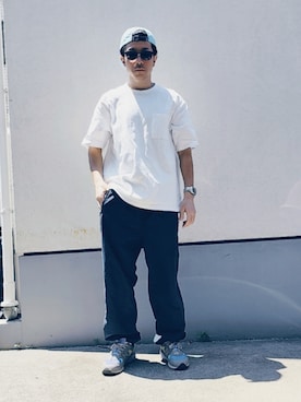 「HAMILTON(ハミルトン)のアイテム」を使った、03さん(メンズ・176cm)の春コーディネート