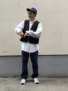 「Denim & Supply Ralph Lauren(デニムアンドサプライラルフローレン)のアイテム」を使った、03さん(メンズ・176cm)の夏コーディネート