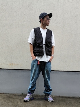 「アイテム（その他アウター）」を使った、03さん（メンズ・176cm）の夏コーディネート