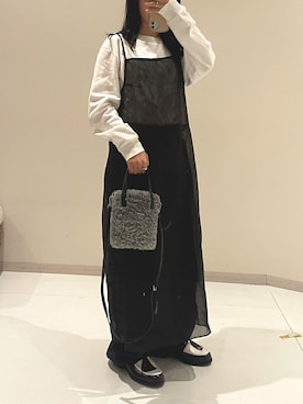 「スタッフコーデ」｜ゆみんさん（レディース・153cm）の秋コーディネート