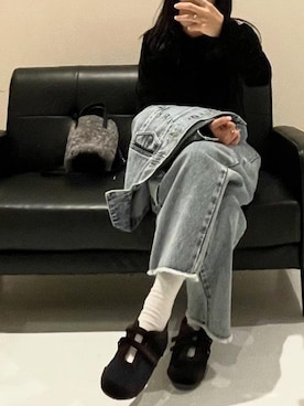 「アイテム（カバーオール）」を使った、ゆみんさん（レディース・153cm）の秋コーディネート