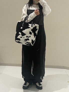 「スタッフコーデ」｜ゆみんさん（レディース・153cm）の秋コーディネート