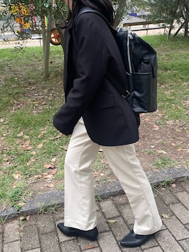 「スタッフコーデ」｜ゆみんさん（レディース・153cm）の秋コーディネート