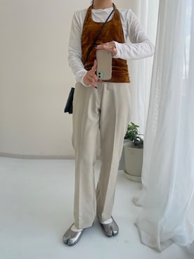 「nissen（ニッセン）のアイテム」を使った、あーみーさん（レディース・153cm）の秋コーディネート