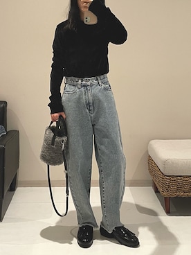 「nissen（ニッセン）のアイテム」を使った、ゆみんさん（レディース・153cm）の秋コーディネート