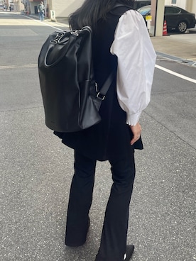 「スタッフコーデ」｜ゆみんさん（レディース・153cm）の秋コーディネート