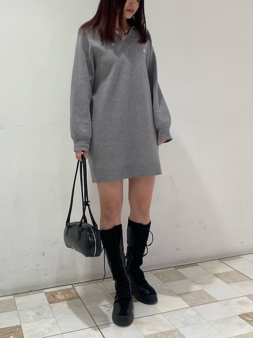 SALE!デニムノースリーブミニワンピース/ベルト/ワンカラー/谷間