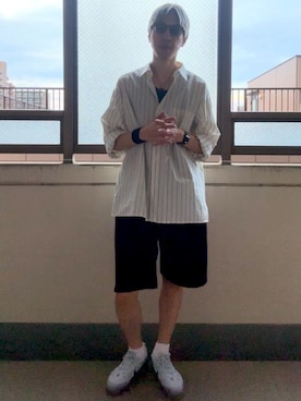 「アイテム（レッグウェア）」を使った、HOLLIEさん（メンズ・180cm）の秋コーディネート