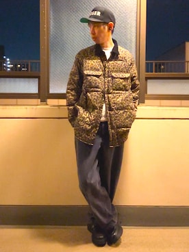 「アイテム（その他アウター）」を使った、HOLLIEさん（メンズ・180cm・40代）の秋コーディネート