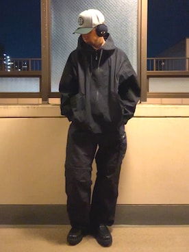 「アイテム（ブルゾン）」を使った、HOLLIEさん（メンズ・180cm・40代）の秋コーディネート