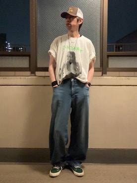 「BRIXTON(ブリクストン)のアイテム」を使った、HOLLIEさん(メンズ・180cm)の秋コーディネート