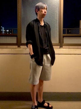 「カジュアル」｜HOLLIEさん（メンズ・180cm・40代）の秋コーディネート