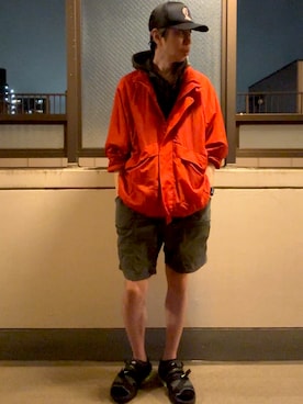 「VANS（バンズ）のアイテム」を使った、HOLLIEさん（メンズ・180cm）の秋コーディネート