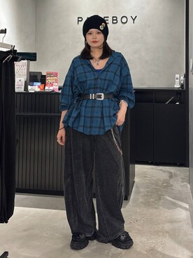 「PAGEBOY（ページボーイ）のアイテム」を使った、82omochi73さん（レディース・158cm）の夏コーディネート