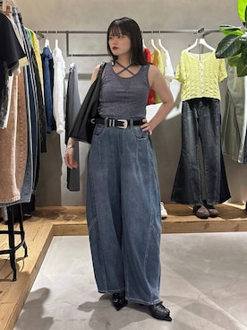 「PAGEBOY（ページボーイ）のアイテム（バッグ）」を使った、82omochi73さん（レディース・158cm）の春コーディネート