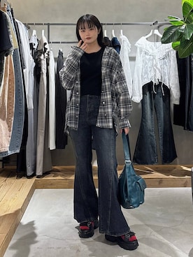 「PAGEBOY（ページボーイ）のアイテム（パンツ）」を使った、82omochi73さん（レディース・158cm）の春コーディネート