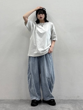 「PAGEBOY（ページボーイ）のアイテム（帽子）」を使った、82omochi73さん（レディース・158cm）の春コーディネート