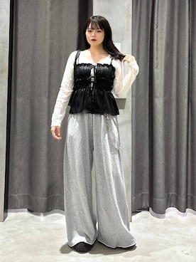 「PAGEBOY（ページボーイ）のアイテム」を使った、82omochi73さん（レディース・158cm）の秋コーディネート