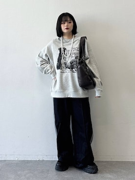 82omochi73さん（レディース・158cm）の冬コーディネート