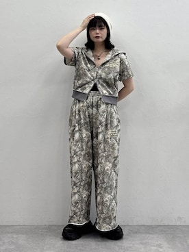 「PAGEBOY（ページボーイ）のアイテム（帽子）」を使った、82omochi73さん（レディース・158cm）の春コーディネート